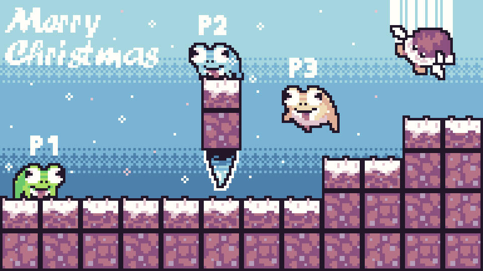 "Merry Christmas", Made as a nice Christmas card I shared with the community!